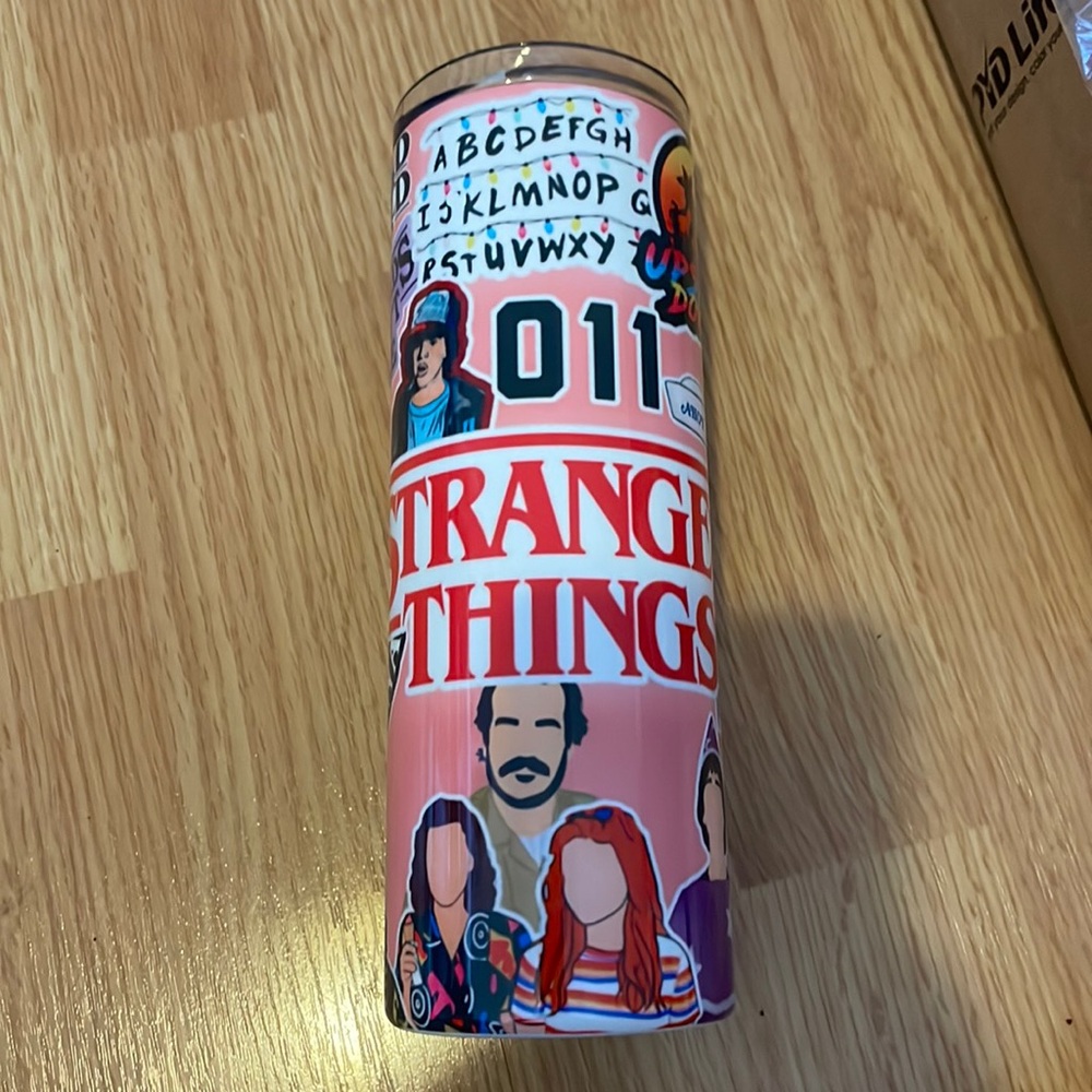 Stranger Things custom tumbler.